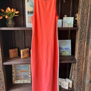 Boston proper coral maxi dress